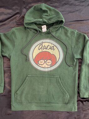 Daria Hoodie green MTV womens Medium